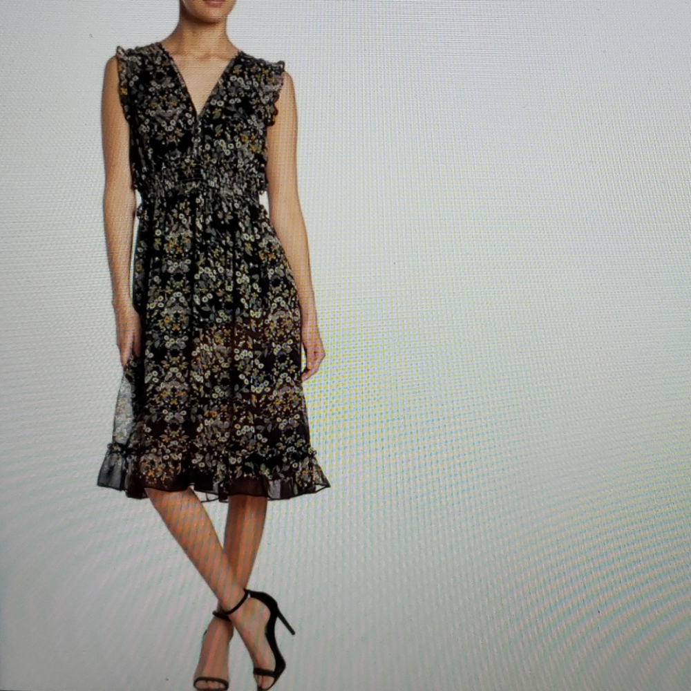 NEW Max Studio Ruffled Dress - Picture 10 of 12